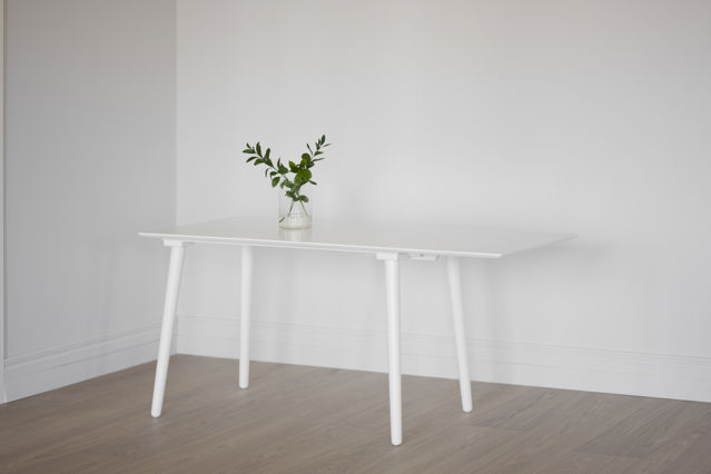 Spisebord 'Lotta' 120x80cm - Hvid
