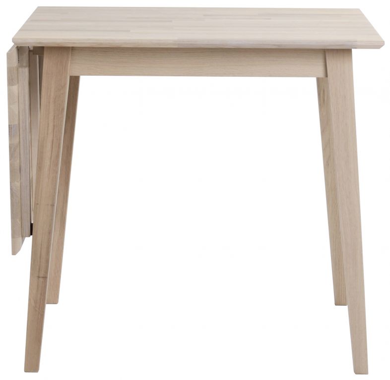 Spisebord 'Filippa' 80x80cm - Hvidpigmenteret Eg