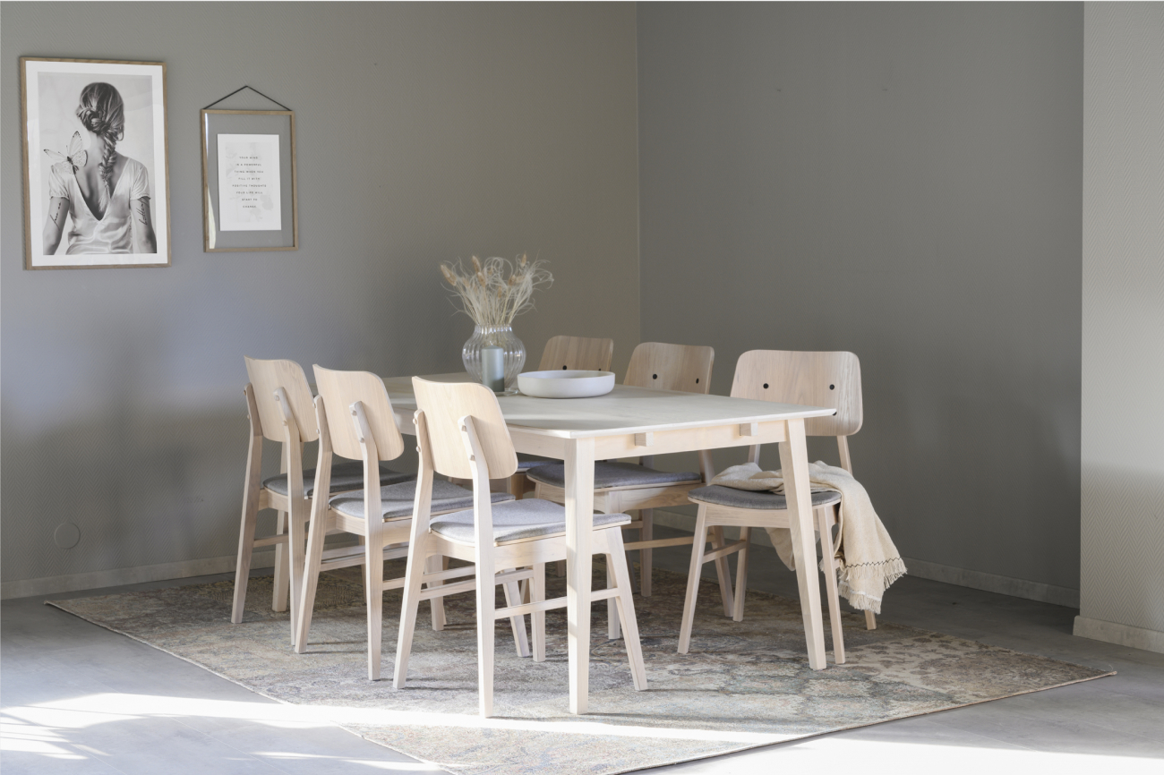 Spisebord 'Filippa' 180x90cm - Natur