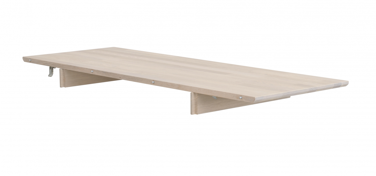Tillægsplade 'Filippa' 45x120cm - Hvidpigmenteret Eg 