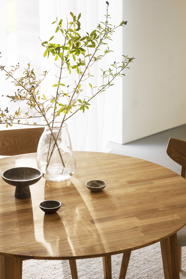 Spisebord 'Filippa' Rund 120cm - Natur