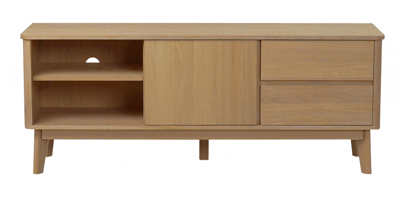 TV-bænk 'Yumi' 152x42cm - Eg