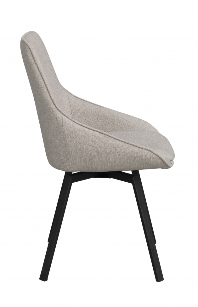 Stol 'Alison' - Beige/sort