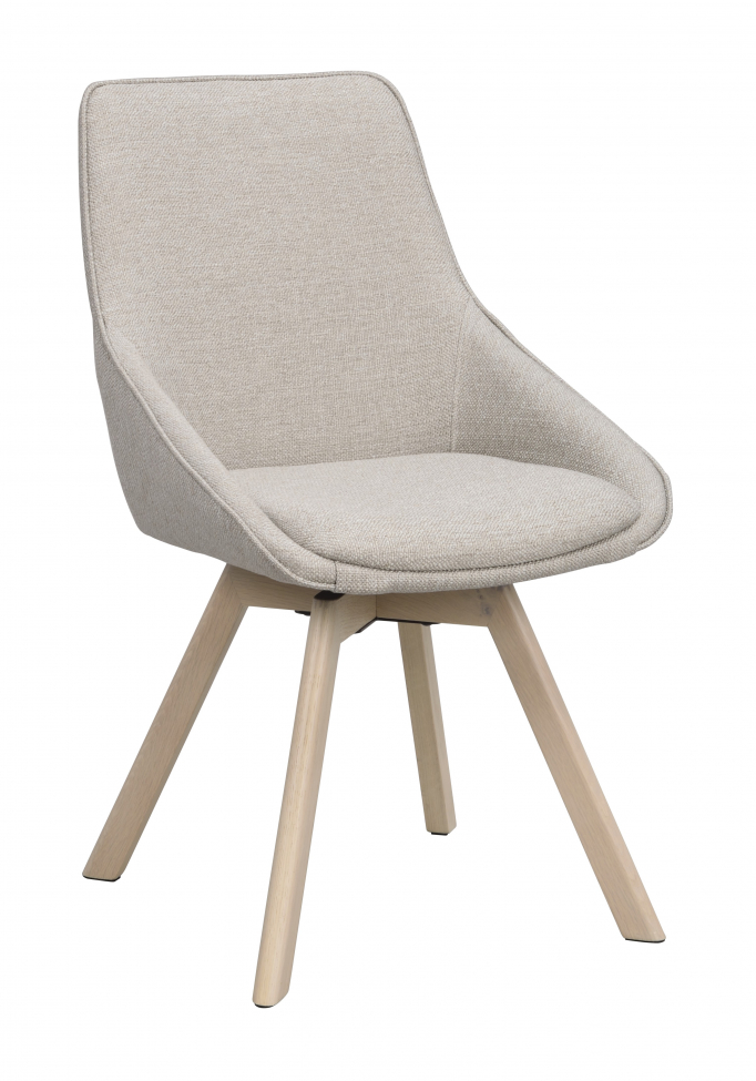 Stol 'Alison' - Beige/hvidpigmenteret