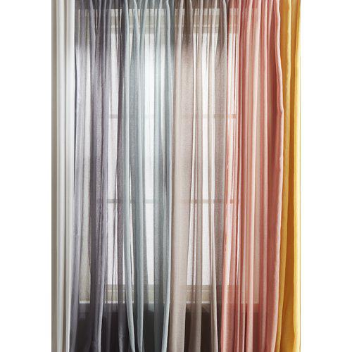 2-pak Gardin 'Rimmy' 140x300 - Rosa