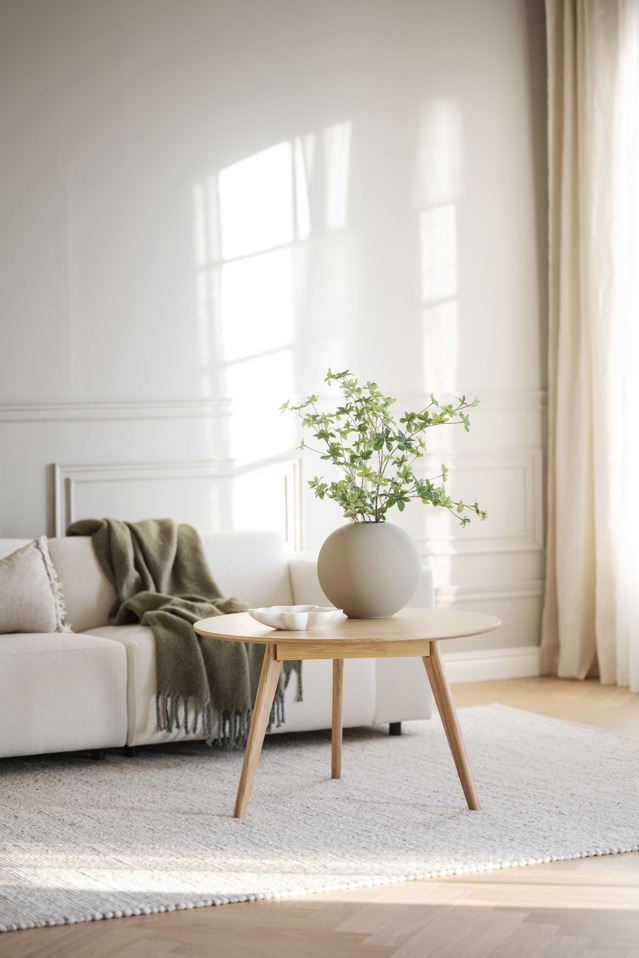 Sofabord 'Yumi' Rundt 90cm - Eg