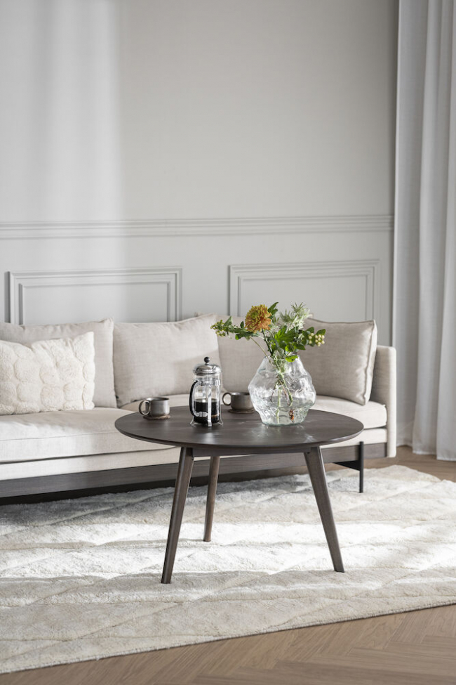 Sofabord 'Yumi' Rundt 90cm - Brun