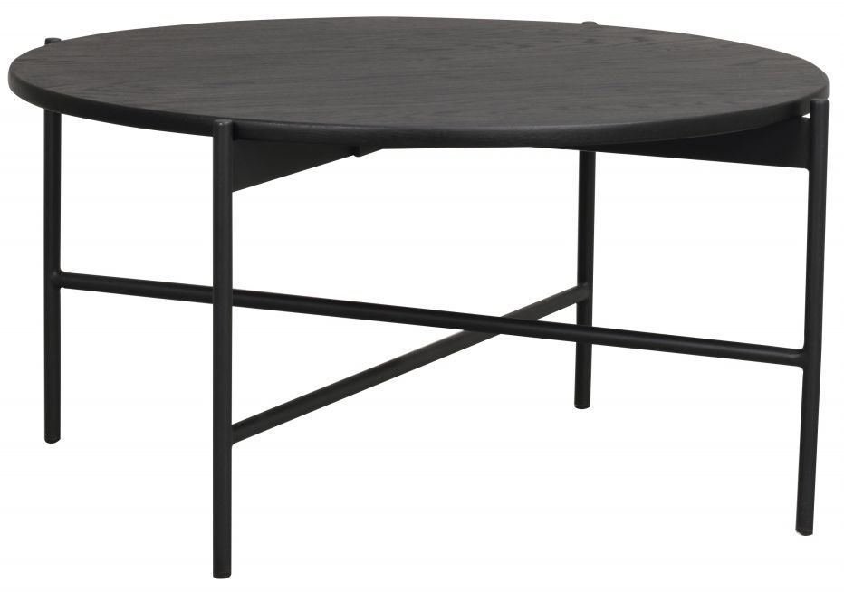 Sofabord 'Skye' Rundt 89cm - Sort