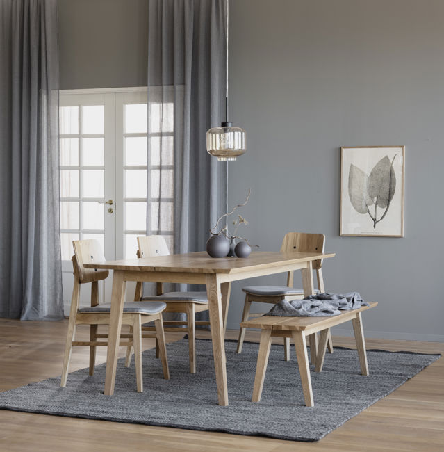 Spisebord 'Melfort' 180x90cm - Eg