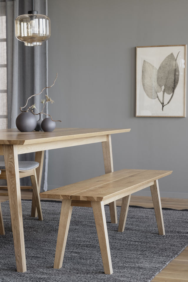 Bænk 'Melfort' 144x38cm - Eg