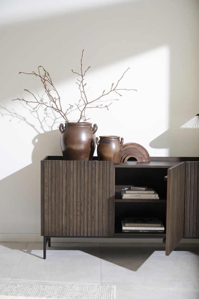 Sideboard 'Halifax' 160x40cm - Brun/Sort