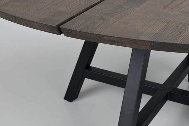 Matbord 'Carradale' Rund 150cm - Brun/X-ben