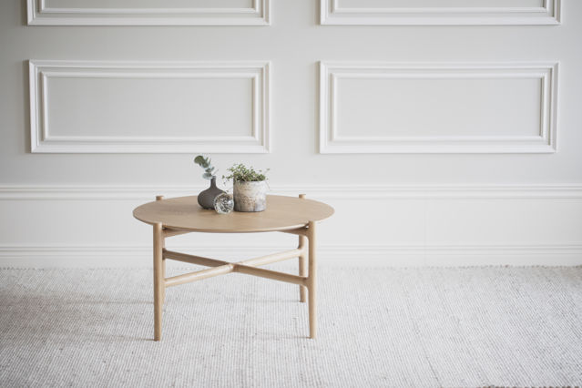 Soffbord 'Holton' Rund 80cm - Natur