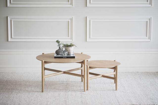 Soffbord 'Holton' Rund 80cm - Natur