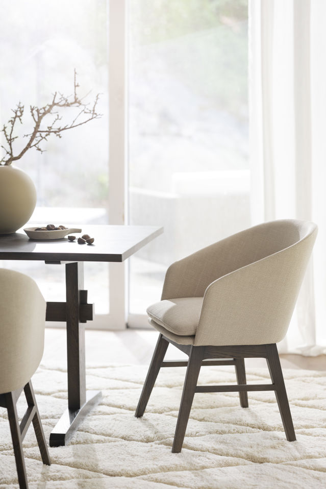 Armlænestol 'Windham' - Beige/Brun