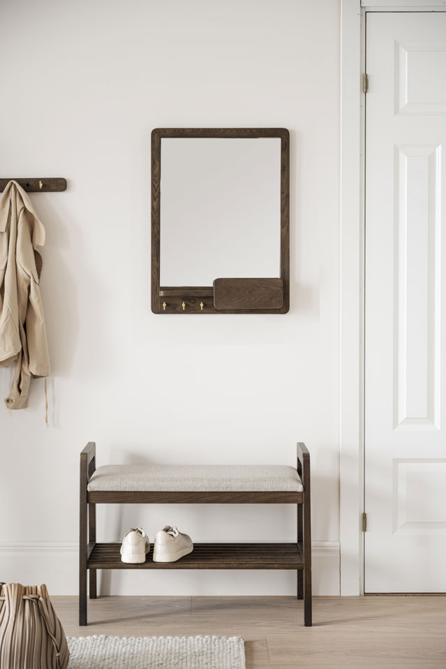 Bænk 'Inverness' - Brun/Beige