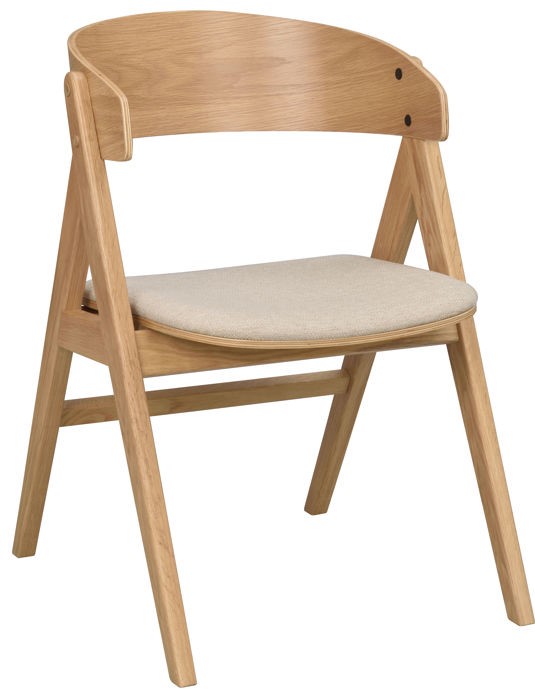 Armlænestol 'Waterton' - Eg/Beige