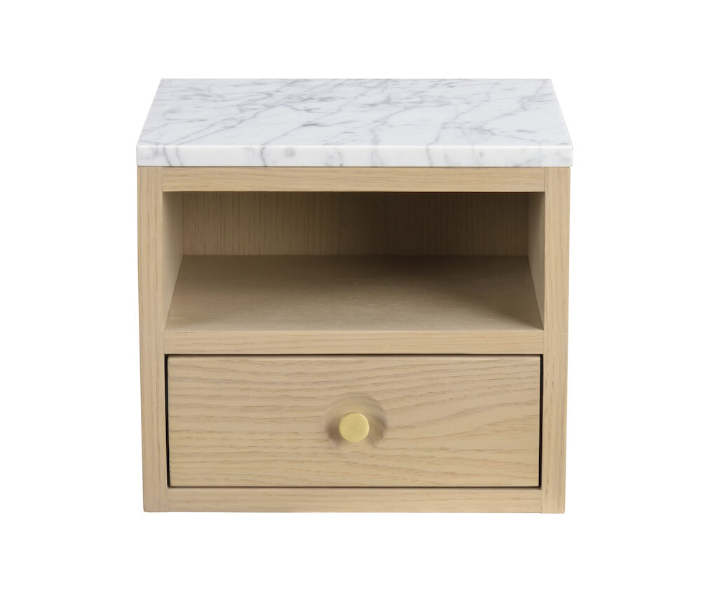 Sengebord 'Whitmore' - Lys eg