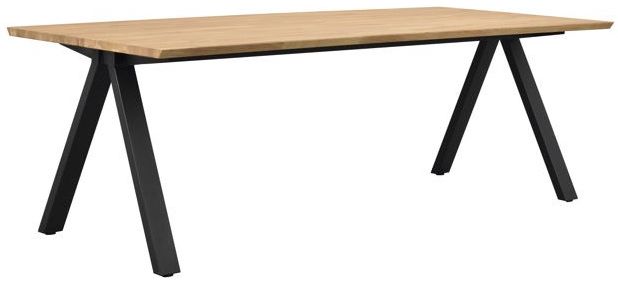 Spisebord 'Carradale' 220 cm - Eg/V-ben