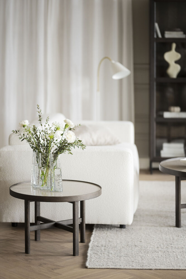 Sofabord 'Marsden' Rund 60cm - Brun