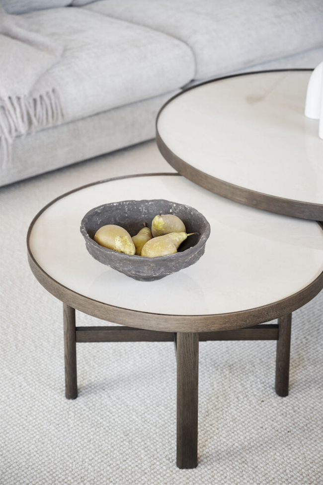 Sofabord 'Marsden' Rund 60cm - Brun