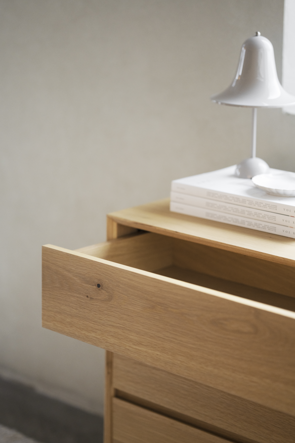 Kommode 'Mackay' 3L mellem - Eg