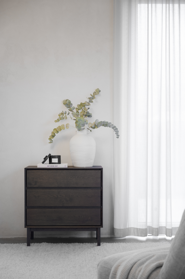 Kommode 'Mackay' 3L mellem - Brun