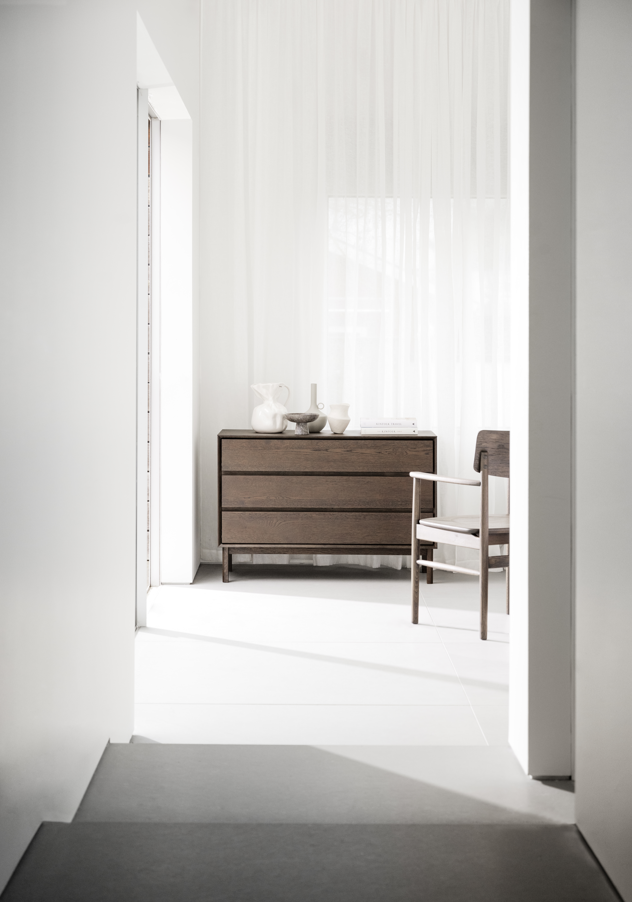 Kommode 'Mackay' 3L - Brun