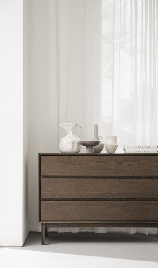 Kommode 'Mackay' 3L - Brun