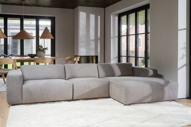 4-personers sofa 'Willard' Chaise Long H - Beige