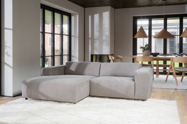 3-personers sofa 'Willard' Chaise Long V - Beige