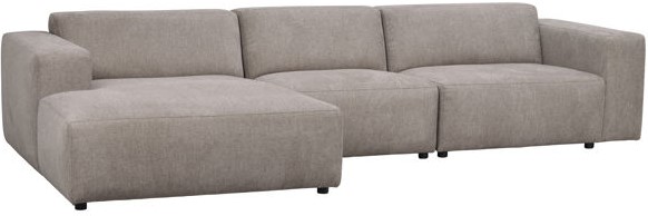 4-personers sofa 'Willard' Chaise Long V - Beige