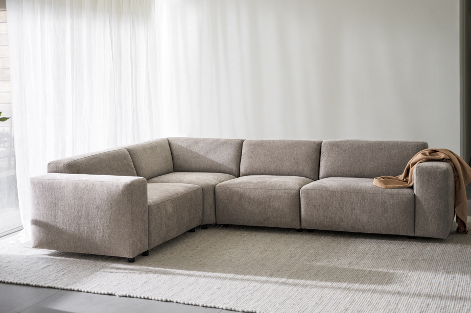 2-personers hjørnesofa 'Willard' - Beige