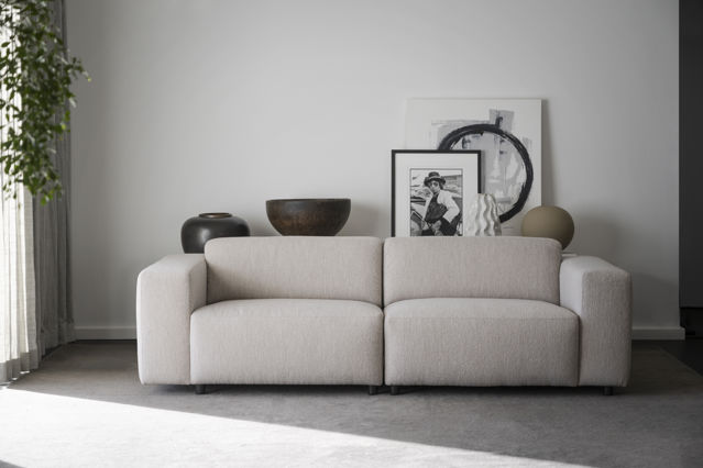3-personers sofa 'Willard' - Lysbeige