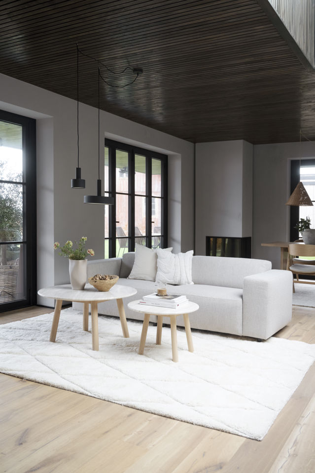3-personers sofa 'Willard' - Lysbeige