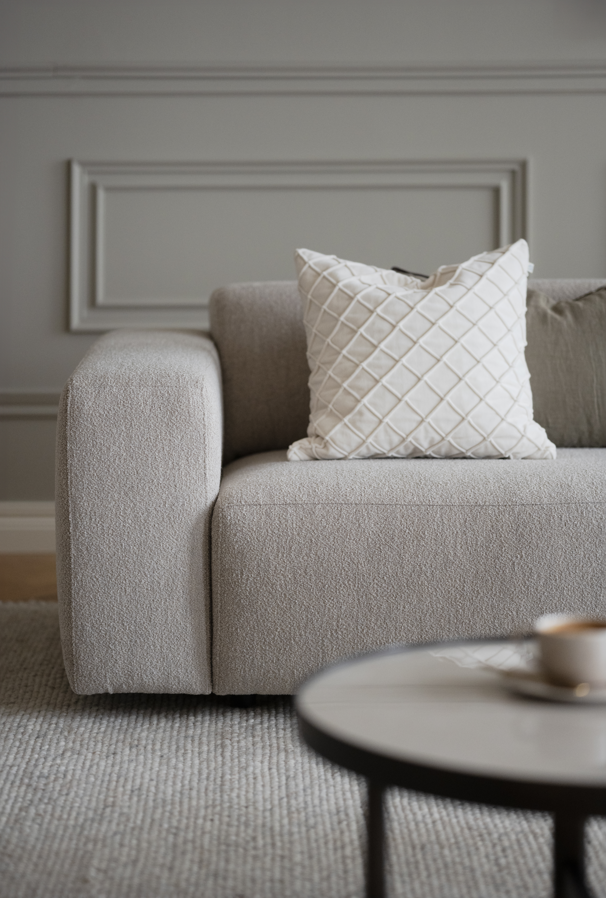 3-personers hjørnesofa 'Willard' - Lys beige
