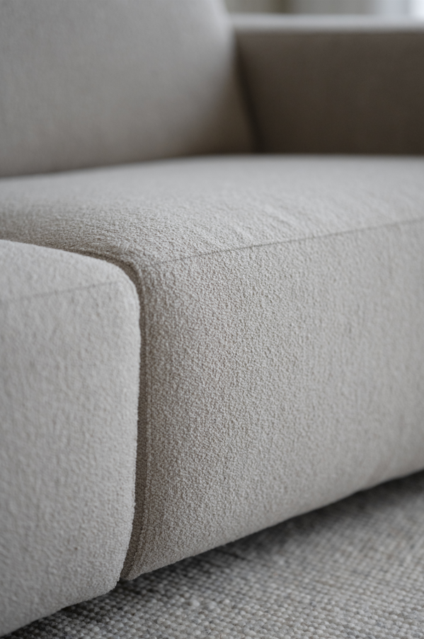 3-personers hjørnesofa 'Willard' - Lys beige