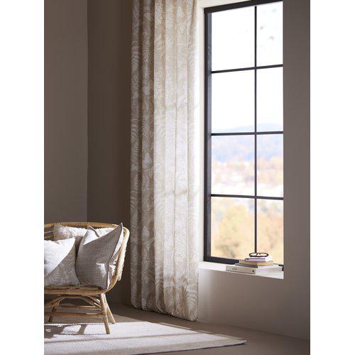 2-pak gardin 'Fern' 135x290 - Beige