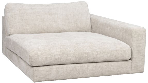 Chaise longue 'Duncan' H - Lys grå