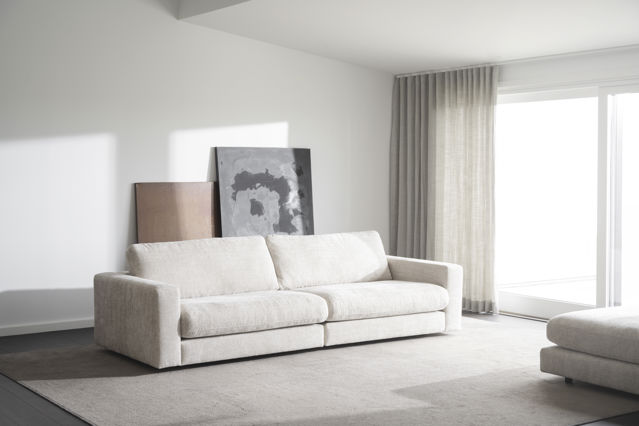 3-personers sofa 'Duncan' - Lys grå