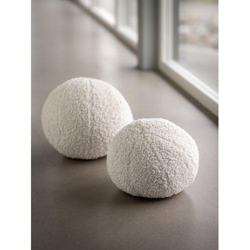 Pyntepude 'Elsie' 30cm - Hvid