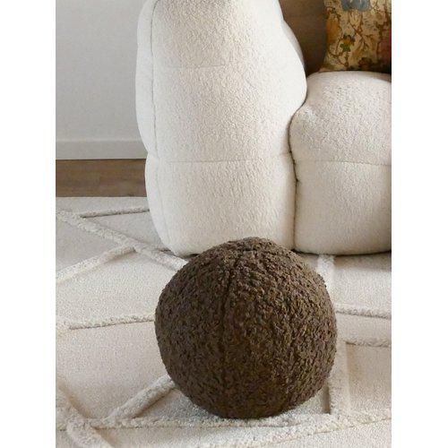 Pyntepude 'Elsie' 25cm - Brun