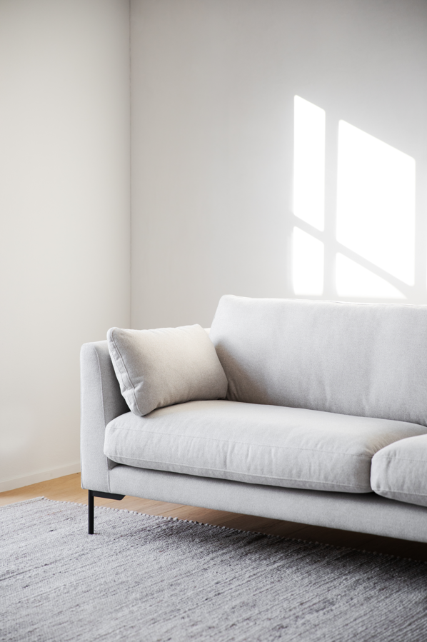 3-personers sofa 'Corwin' - Lysbeige