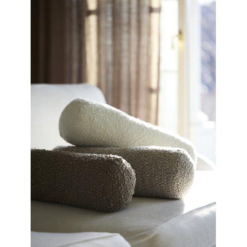 Pudebetræk 'Trond' 45x45 rund - Beige