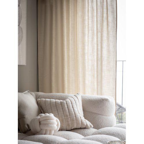 2-pak Gardin 'Cecil' 145x260 - Beige