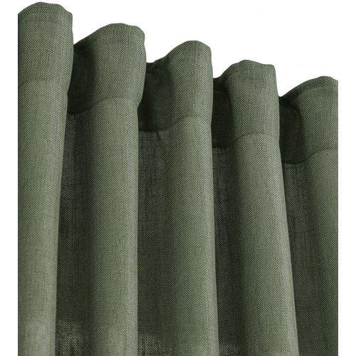 Gardin 'Cecil' 2-pak 145x320 - Grøn