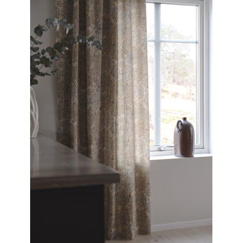 2-pak Gardin 'Aran' 135x260 - Beige