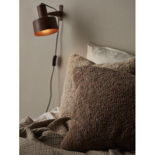 Pudebetræk 'Dolly' 45x45 - Brun