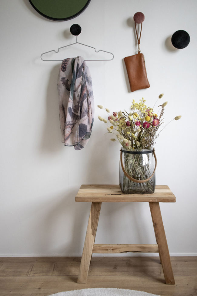 Træbænk 'Barcelona' 50x25cm - Teak