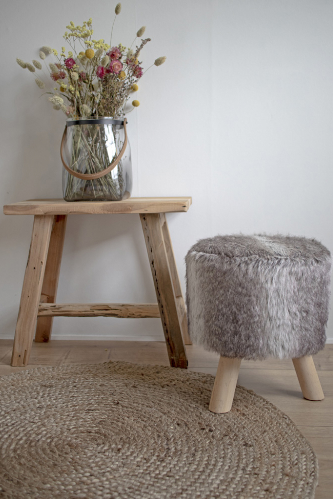 Træbænk 'Barcelona' 50x25cm - Teak